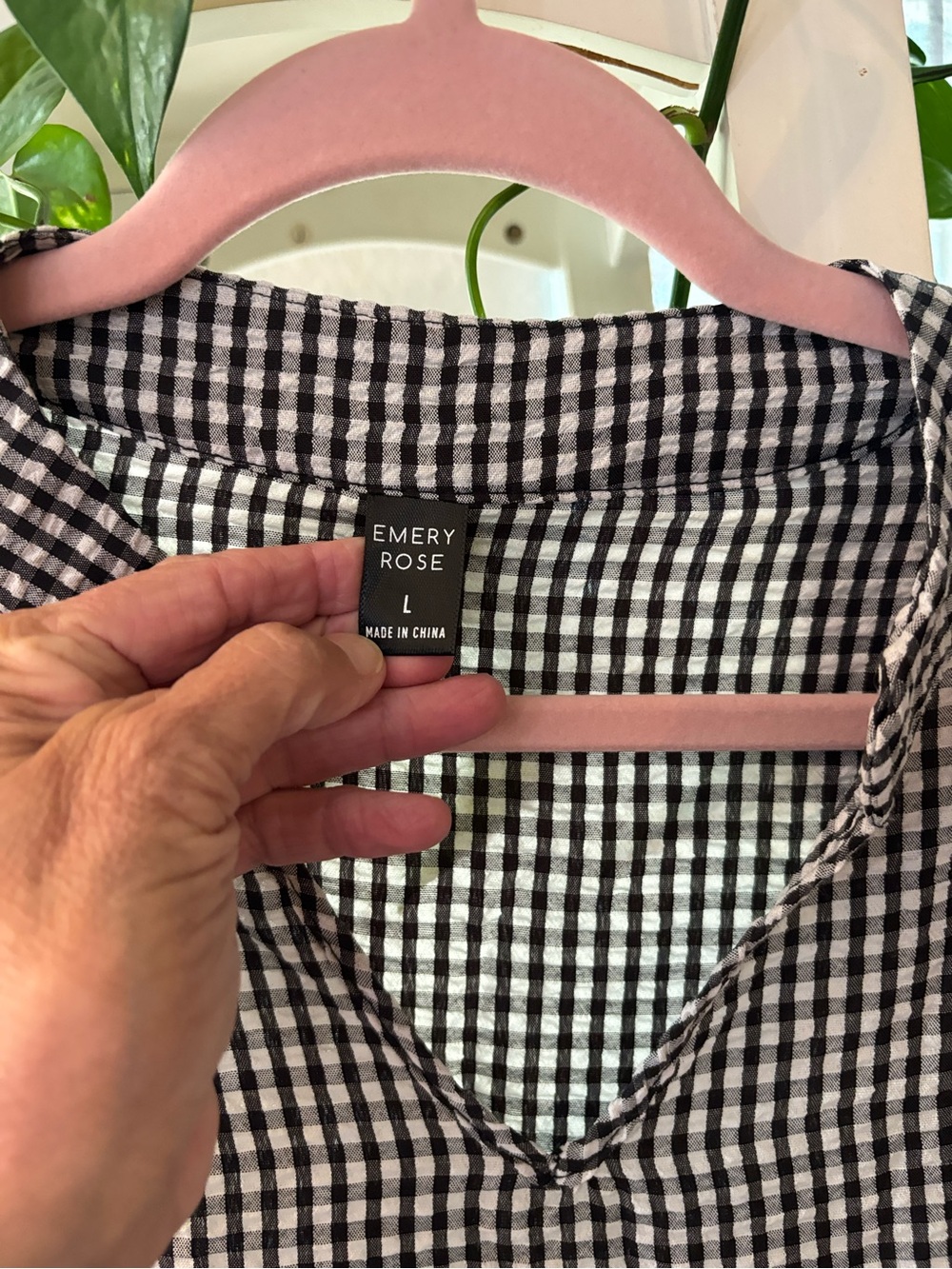 Black & White Gingham Tiered Maxi Dress - Women - Picture 4 of 5